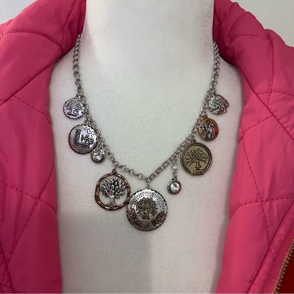 Silver toneTree of life necklace - Picture 2 of 5